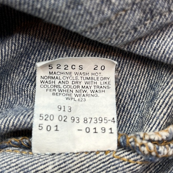 Vintage Levi’s 501 Classic Straight Leg Size 33 x 36 - Picture 9 of 16